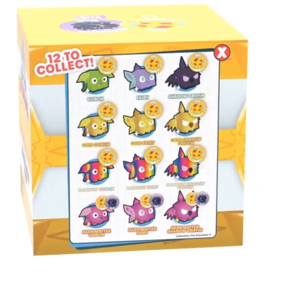 ROBLOX Series 2 Mystery PET SIMULATOR X Deluxe Fantasy XL Tech Plush 2 DLC Codes - Picture 3 of 16